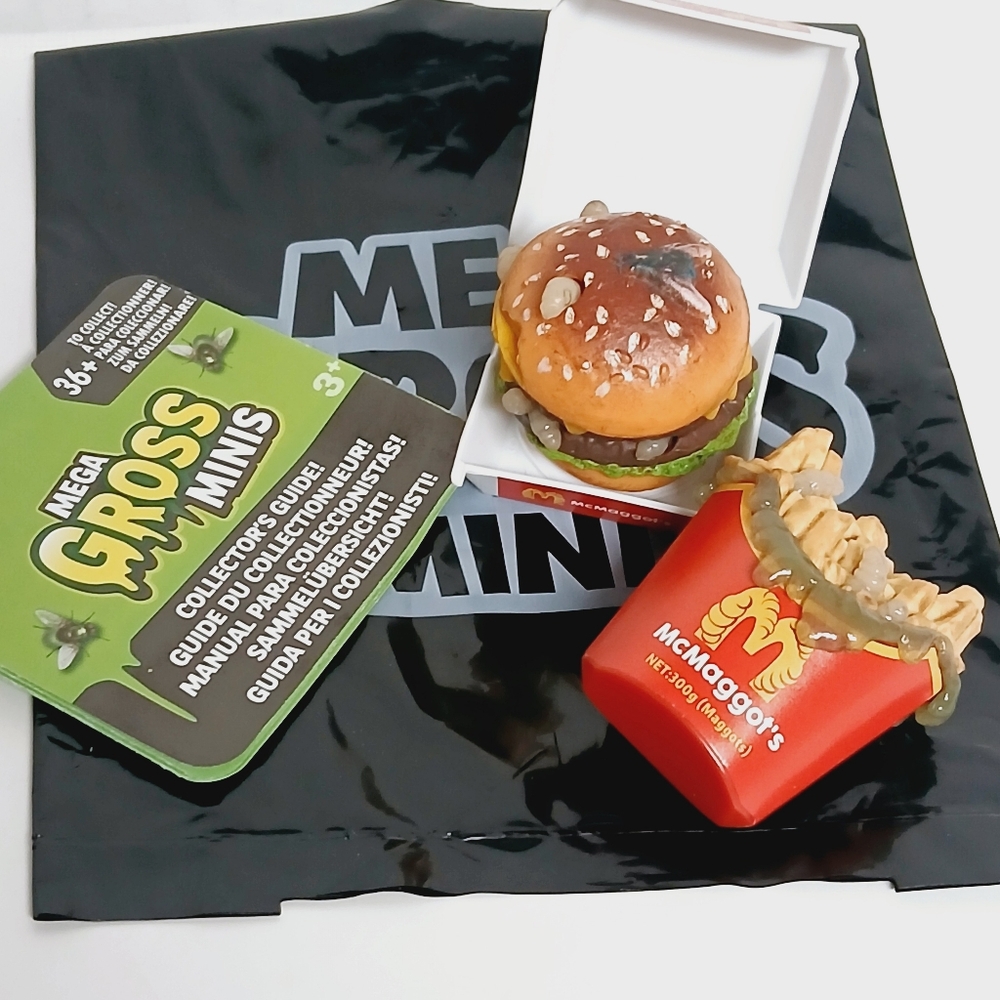 Zuru Mega Gross Minis McMaggot's Fries and Burger